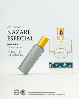 I -  Nazaré Especial - Colônia de 100 ml + Versão Portável Luxo (Cor Gelo)